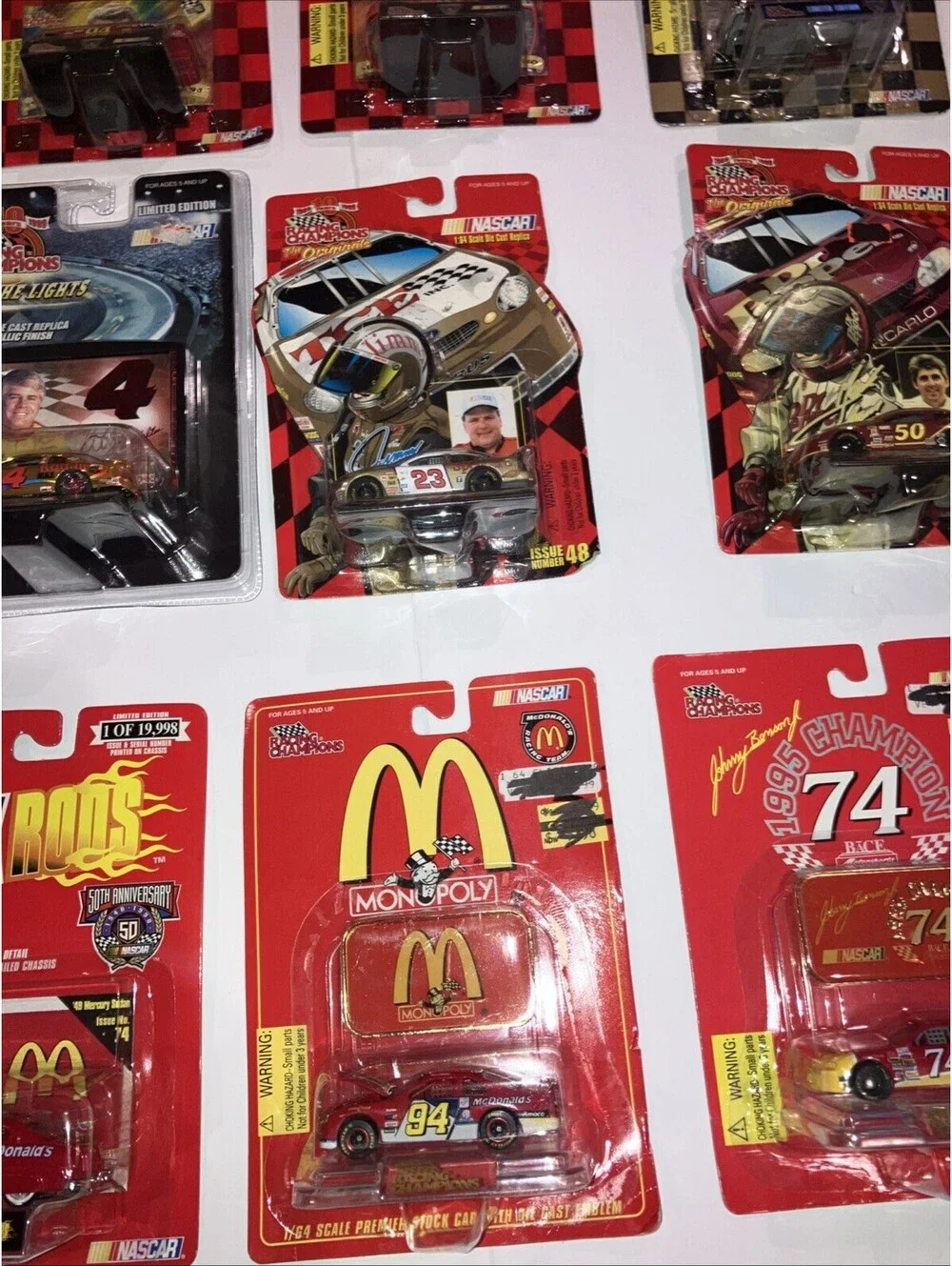 Lot of 14 VINTAGE MIX Racing Champions 